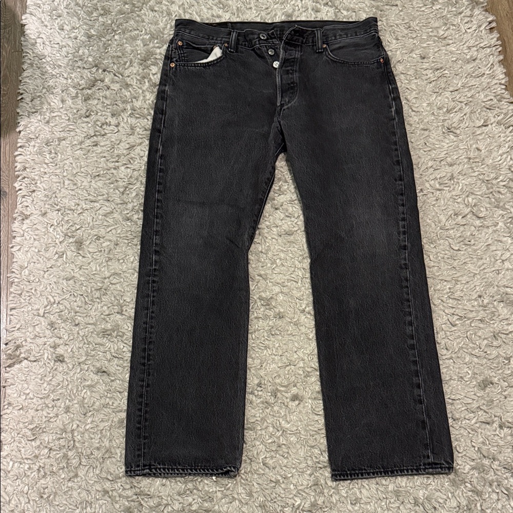 Levi's Men's Straight Jeans in Charcoal